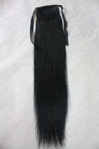 عرض الأسهم Fast Delievery by DHL FedEx Free 100g Human Hair Quality 10A Length 100G PCS Brazilian 1 30 28inches 70cm Ponytail Hair