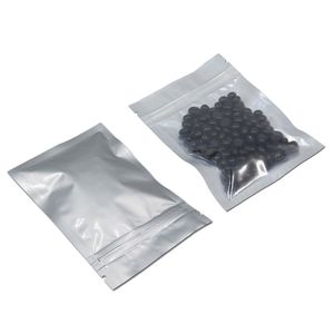 Kahve Baharat Çay Şeker Depolama Mylar Folyo Torbalar için 10x15cm Öz Mühürlü Fermuar Kilidi Alüminyum Folyo Çanta Elektronik Takı Hediye Paketi Çanta