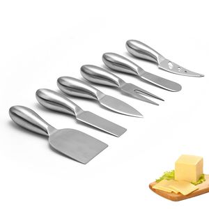 Stainless Steel Cheese Knife Set, Cheese Slicer and Spreader for Kitchen, Cheese Cutter for Cheese, Cake, Butter, Kitchen Tools