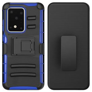 Heavy Duty Rugged Armor Defender Beet Clear Case Case Case для Samsung Galaxy A01 S20 Ультра Примечание 10 20 Plus Fe Shocke Resture Cover W / Kickstand