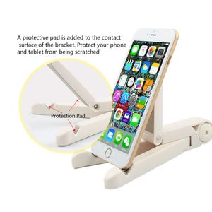 Supporto per telefono cellulare Supporto per supporto pigro per tablet PC pieghevole ruotabile a 360 gradi per Apple iPhone Samsung