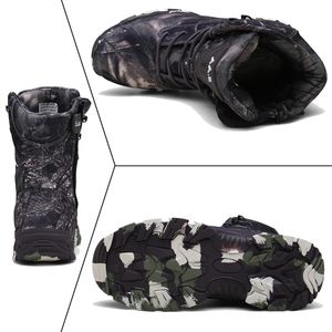 Scarpe da trekking Uomo Stivale militare Stivaletto da combattimento tattico Esercito Autunno Scarpe da alpinismo da uomo Stivali da caccia all'aperto Camouflage