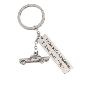 DRIVE SAFE POTRZEBUJESZ TUTAJ SZCZEGÓŁ Keychain Breloczek Keyring Car Breloki Samochód Bezpieczny Jazda Angel Wing Wisiorek YD0591