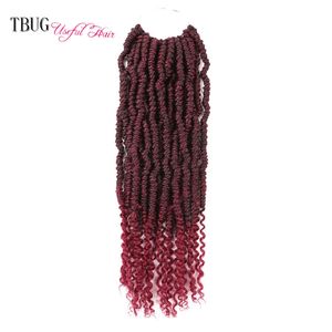 Högkvalitativ Bomb Twist Braiding Hair Pre-Twisted Twist Crochet Braids Hår Syntetisk Bomb Twist Crochet Hair Extensions Mjuk Curly End