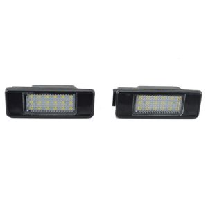 1 parfel gratis 18 LED-registreringsljus för Peugeot 207 308 Citroen Berlingo C2 C3 Pluriel Baujahr 2004-2009 C4 C5 C6 DS3 P12