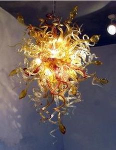 100% munblåst ce ul Borosilicate Murano Glass Dale Chihuly Art Special Artistic Vintage Crystal Chandelier