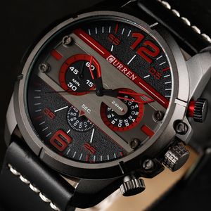 Orologi da uomo CURREN Top Brand di lusso da uomo impermeabile sportivo orologio da polso militare moda maschile casual orologio al quarzo regalo 210517