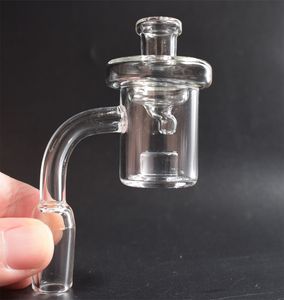 Fabbrica diretta 25mm XL XXL Flat Top Core Reactor Gavel collo corto Quartz Banger Nail Glass UFO Carb Cap per dab rig Bong