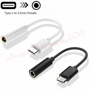 USB3.1 Type C Earphones Adapter to 3.5mm Jack cables Earphone Audio Conversion Headphone Plug Covertor Adapter for samsung xiaomi smart phone