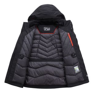 Top Quality White Duck Down Jacket Men Thick Winter 2019 NEW Hat Detached Warm Parka Waterproof Windproof -30 degrees 3069 SH190916