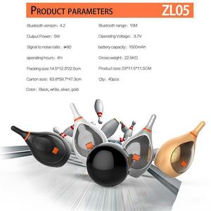 bovling ZL05 kablosuz Bluetooth hoparlörler otomobil yaratıcı hediyeler subwoofer kartı ses DHL