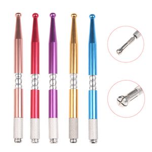 Wholesale permanent eyebrow makeup for sale - Group buy 1PCs NEW Acrylic Professional Microblading Eyebrow Pen Tattoo Permanent Makeup Eye Brow Tattoo Pencil Manual Tools
