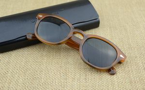 Wholesale-ブランドデザインS M Lフレーム18彩レンズサングラスLemtosh Johnny Deppメガネ最高品質の眼鏡arrowリベット1915