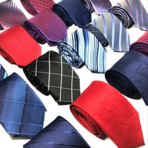 Professionell Stripe Neck Tie Jacquard Slips145 * 8cm 52 Färger Mäns Slips Arrow Slips för fars dag Julklapp