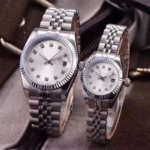 Mężczyźni Kobiety Zwiedź na rękę Pary Styl Style Klasyczny kwarc ruch mechanicznej mody męskie męskie zegarek zegarek zegarki na rękę