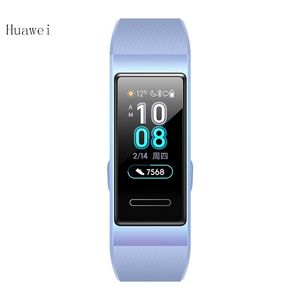 Orijinal Huawei Band 3 Akıllı bilezik nabız Monitörü Akıllı saat spor Izci spor su geçirmez Akıllı kol saati Android iPhone için