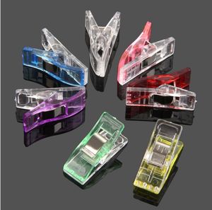 Multicolor Plastic Clips для пэчворк Швейные сумки Зажимы DIY Ремесла Утеканий Клиный клип 2.6 * 1 см