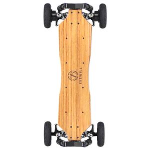 Ekewill 2WD Off-Road Electric Skateboard with Remote Control, Max Speed 55km/h, Burlywood