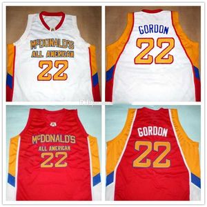 Eric Gordon #22 McDonald's All American Retro Basketball Jersey Mens Ed Custom Event Numero Nome Maglie