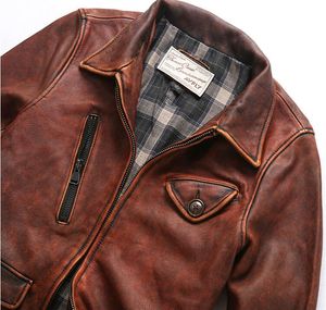 Neue ANKUNFT RRL Limited Edition 1920 Newsboy Jacke Vintage rotbraune Leder AVFLY Lederjacke