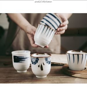 Keramik Retro Kaffeetasse Vintage Wassertasse Teetasse Wassergeschirr Japanischer Stil Teeschüssel Trinkgeschirr Zubehör