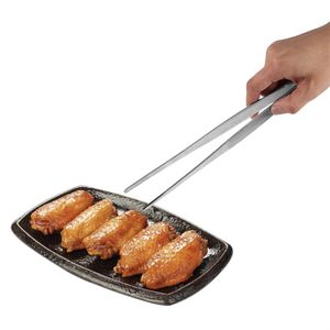 30cm Food Tweezers Barbecue Tongs Stainless Steel Churrasco Tweezers Kitchen Gadgets Tools BBQ Food Clip Accessories
