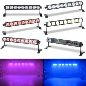 MFL Bar 9 DJ Light Stage Cob Light Indoor Linear Bar mit 9 x 8 W ultrahellen HEX-LEDs DMX für DJ-Partys