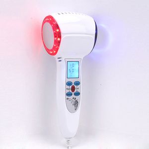 LEDホットコールドハンマークライオ療法フェイシャルリフティングしわ除去フェイス振動マッサージボディスキンケアツール