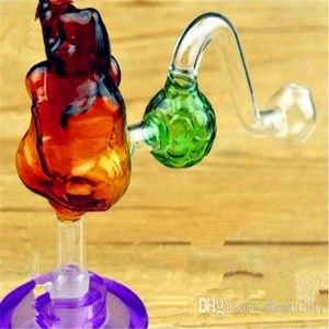 Hookah accessories soccer panda pot Wholesale Glass bongs Oil Burner Glass Water Pipes Oil Rigs Smoking, Oil.