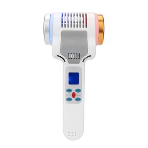 Hot and Cold Hammer Beauty Instrument Skin Tightening Remove Edema Rejuvenation Promotes Absorption Red Blue Light Facial Massager Machine
