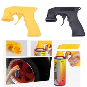 Spray Adaptor Paint Care Aerosol Spray Gun Handle with Full Grip Trigger Locking Collar Car Maintenance