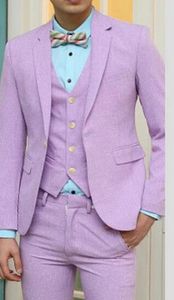 最新の1つのボタンの新郎のノッチラパエルの結婚式の新郎タキシードの男性はウェディング/プロム/ディナーマンブレザー（ジャケット+ネクタイ+ズボン）972