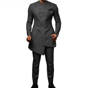 2020 New Men Wedding Suits with Pants 2 Pieces Suits For Men Tuxedo Slim Fit Prom Costume Homme Groom Blazer (Jacket+Pants)