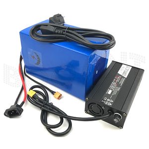 60V 25AH Uppladdningsbart E-Bike Lithium Batteri 60V Electric Scooter Batteri för BAFANG 1000W 1500W 2000W Motor med 5A laddare