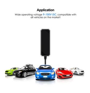 Mini GPS Tracker Car GPS Tracker Waterproof IP65 Google Maps Real-time Track Shock Cut Line Alarm GPS Locator Geo-fence Free APP