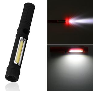 COB LED Mini Penna Multifunzione led Torcia leggera pannocchia Maniglia da lavoro torcia elettrica pannocchia quadrata Lavoro Torcia a mano Torcia elettrica regali con magnete