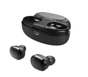 T12 TWS Kablosuz Bluetooth Telefon için Mic Gerçek Mini Kulaklık Stereo Müzik Eller Serbest Akülü ile 5.0 Sport Kulaklık Kulaklık