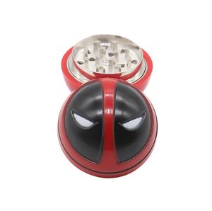 Batman Death Service Smoke Grinder Rosso 53 mm Grinder per fumo in metallo a 3 strati Nuovo Grinder