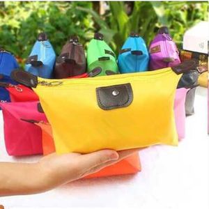13 color Dumpling Makeup Bag Solid Color Polyester Cosmetic Bag Around Soft Portable Korean Version Make Up BagDHL
