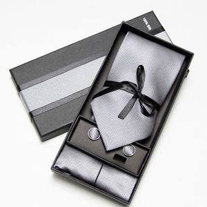 Moda- laço cufflinks hanky gravatas dos homens conjuntos de abotoaduras gravata gargalhada conjunto masculino laço hanky manguito