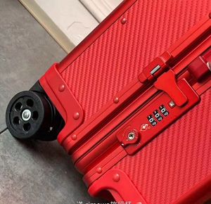 trolley suitcase BrandCabin Luggage and handbag 20 inch Suitcase set Red Travel Case Rolling trip Bag Universal wheel Trolley B309W