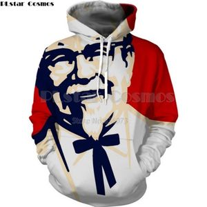 Plamo Cosmos Drop Shipping 2018 Nova Moda Hoodies Hot 3d Com Capuz de Impressão Dos Alimentos Das Mulheres Dos Homens Com Capuz Camisola J190523