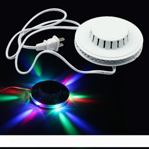 UFO Sunflower Effection Voice aktywowany Obrotowy LED RGB Stage Light Dźwięk Active Oświetlenie dla Disco DJ Bar Party