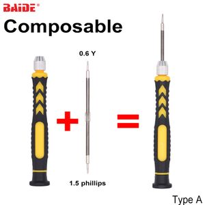 Высокое Качество S2 2 в 1 Комбинированная Отвертка 0.8 1.2 Звезда Pentalobe 1.5 Phillips 0.6y Отвертка для iPhone ipad Инструменты для ремонта