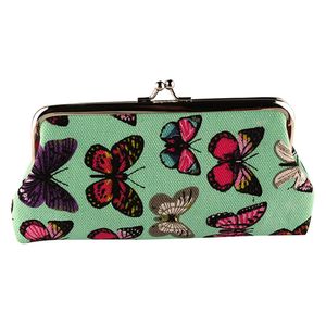 Kadınların sevimli kelebek küçük cüzdan kadın çok yönlü gündelik kart tutucu para telefon çantası çanta çanta portefeuille femme 2019