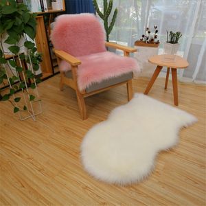 customized thick washable living room carpet imitation sheepskin bedroom floor mat window cushion 4560cm