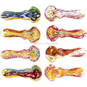 Smoking Manufacture Hand Pipes,Spoon Pipe Amazing Heady Glass 4" 80g Quality Wholesale