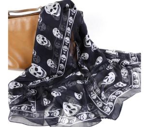 Colores de satén Bufanda Skull Mujeres para la marca Italia Hombres Mejor calidad Pashmina Pur Silk 71 Moda 100% y bufandas Shawls Emvlx