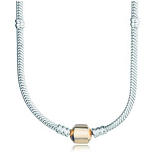 2019 NUOVA collana a catena in argento sterling 925 al 100% con perline di fascino adatte per le donne Gioielli di moda Bracciale fai da te Fabbrica all'ingrosso tre