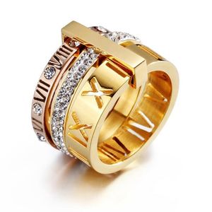 Hurtowe pierścionki biżuterii dla kobiet złota wyplana biżuteria ze stali nierdzewnej Inspirująca biżuteria za darmo z prezentami